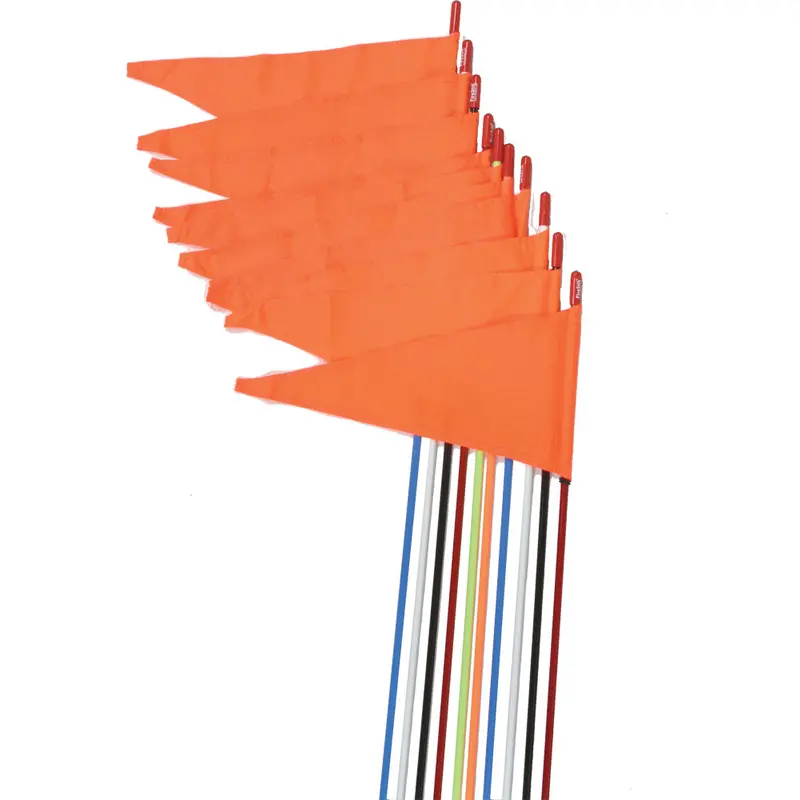 FIRESTIK SAFETY FLAGS SPRING MOUNT RED 7' 10/PK SR7-PS-R
