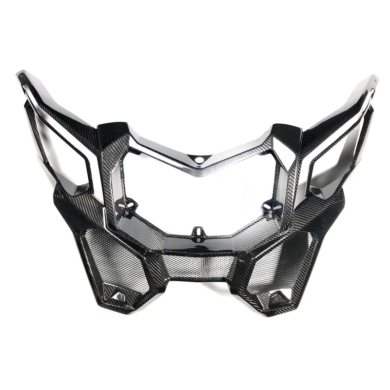 CAN AM MAVERICK X3 | CARBON FIBER FRONT FASCIA - by FourWerx
