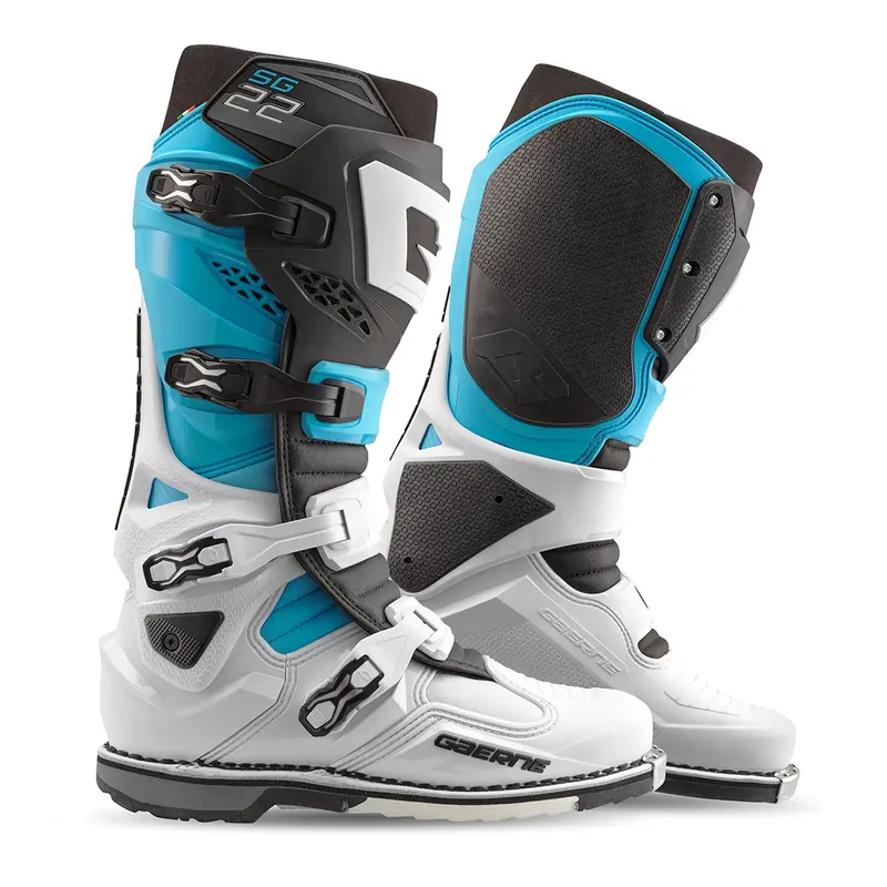 GAERNE SG 22 Boots Le White/Black/Light Blue - Part Number 2262-003-46
