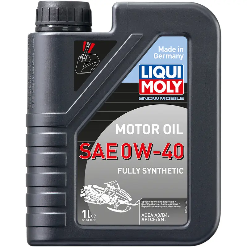 LIQUI MOLY Snowmobile Synthetic Oil - 0W-40 - 1 Liter 20148
