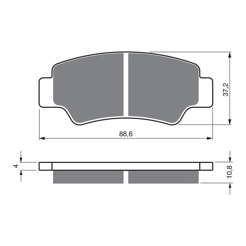 GOLDfren Brake Pads - K5 Off-Road Racing