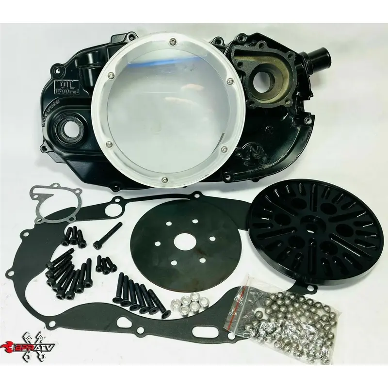 Banshee Ball Bearing Lock Up Black Out Quick Change Clutch Cover See Thru Kit