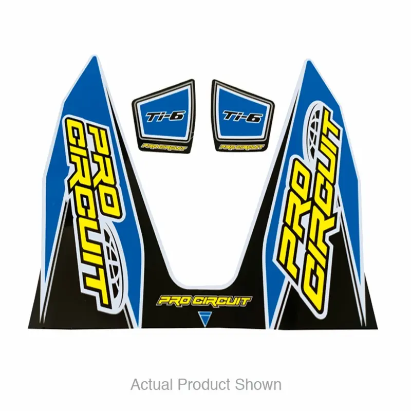 Pro Circuit Ti-6 Decal - Light Blue | DC22TI6-LB