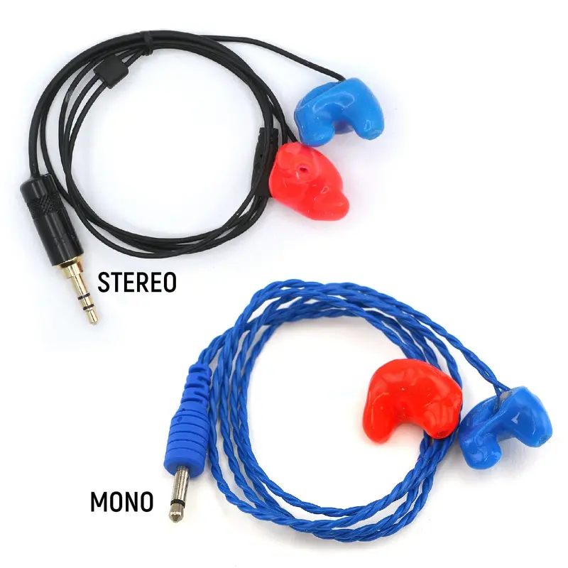 Rugged Radios Challenger Semi-Custom Molded Ear Bud Speakers with 1/8" Plug