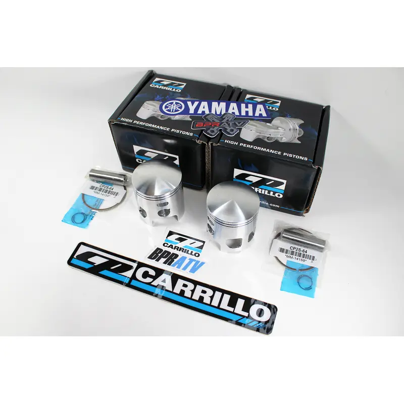 CP-Carrillo Yamaha Banshee +1 65mm Forged Pistons Kit Hi-Temp Rings Big Bore New