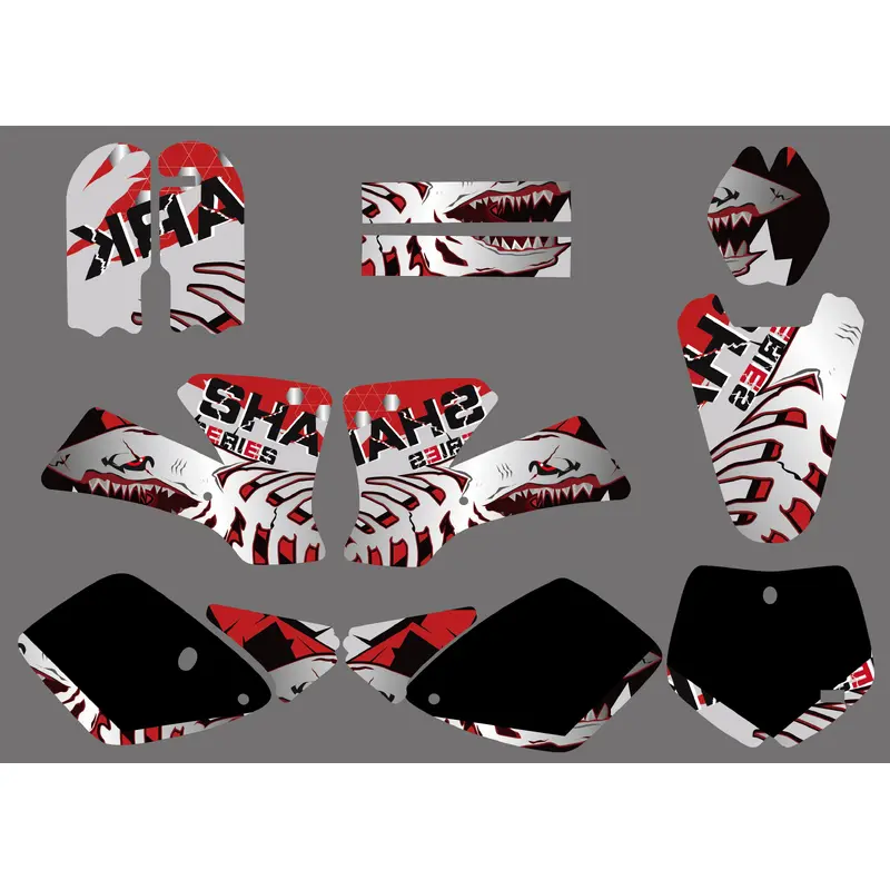 Motorcycle Graphic Decals Stickers Kit For KTM SX65 2002-2008