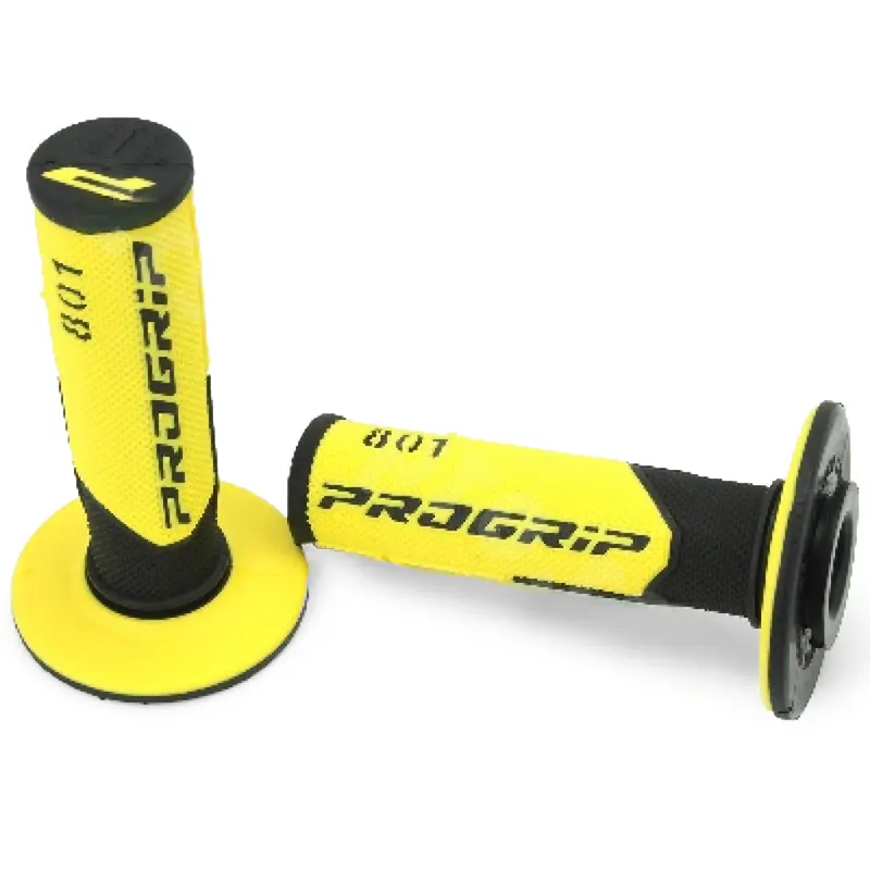 Black/Yellow Double Density Grips 1/2 Waffle 115mm Progrip (PG801BY)