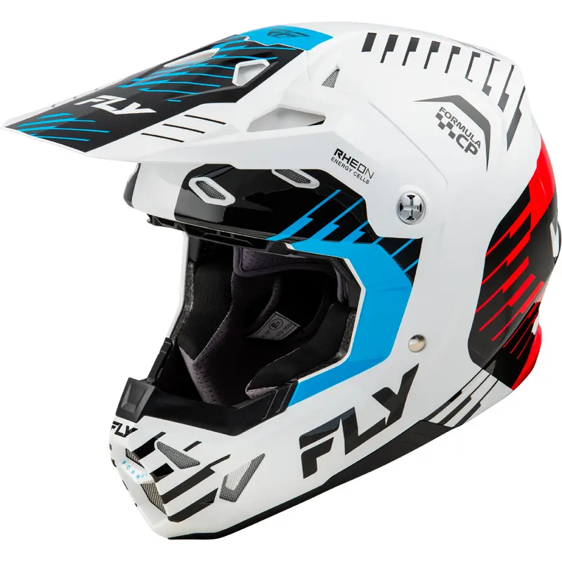 Formula Cp Slice Helmet White/Red/Cyan 2x