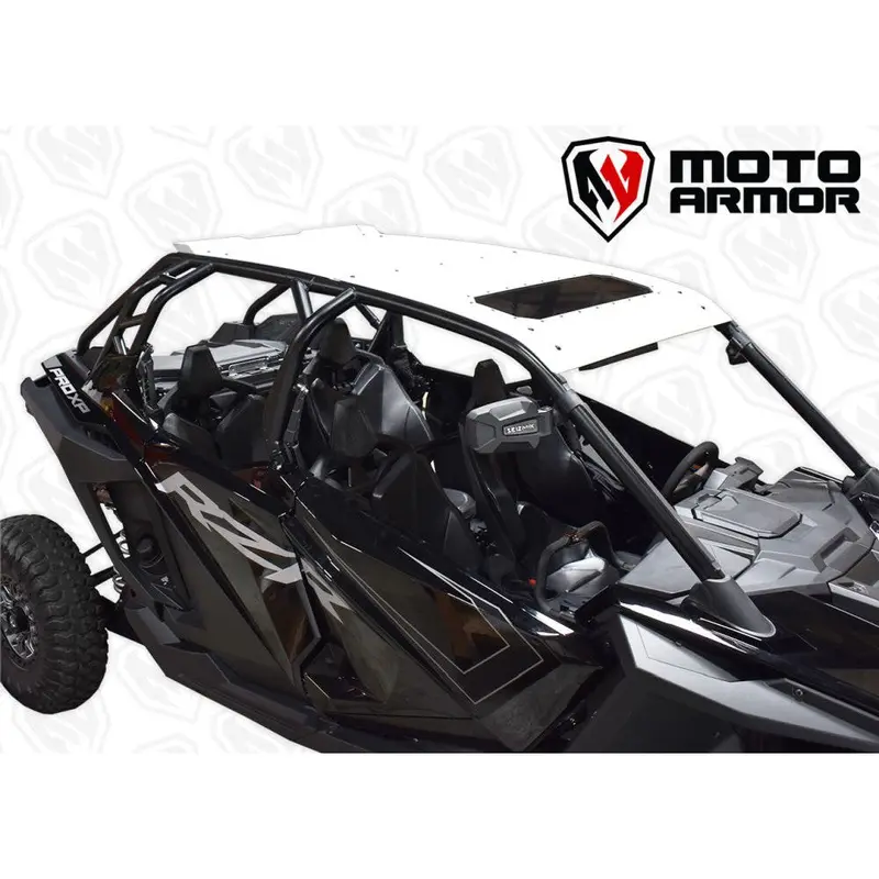 Moto Armor White Aluminum Roof With Sunroof MA-RZPRO-RF-4-AL-WHT