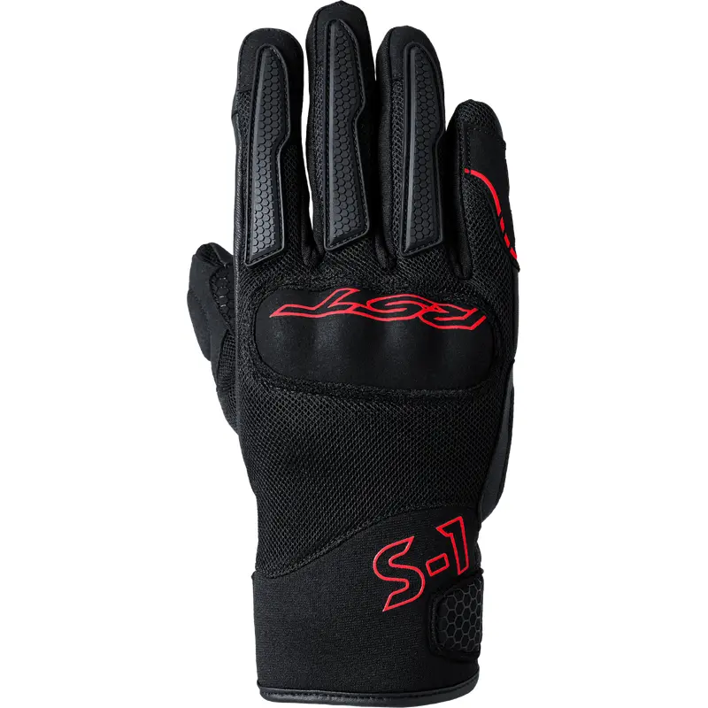 S1 Mesh Ce Glove Black/Red  Sm