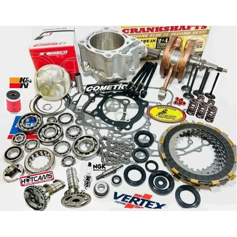 YFZ450 YFZ 450 Stage 3 HotCams Big Bore Stroker Complete Rebuild Kit KPMI Valves