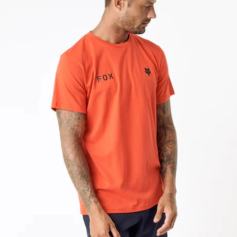 Wordmark Ss Tee Flame Red