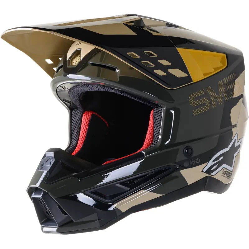 S M5 Rover Helmet Sand/Tangerine/Camo Md