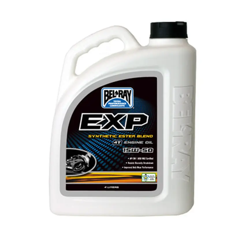 Bel-Ray EXP Synthetic Ester Blend 4T Engine Oil 15W-50 4L - Part Number 99130-B4LW