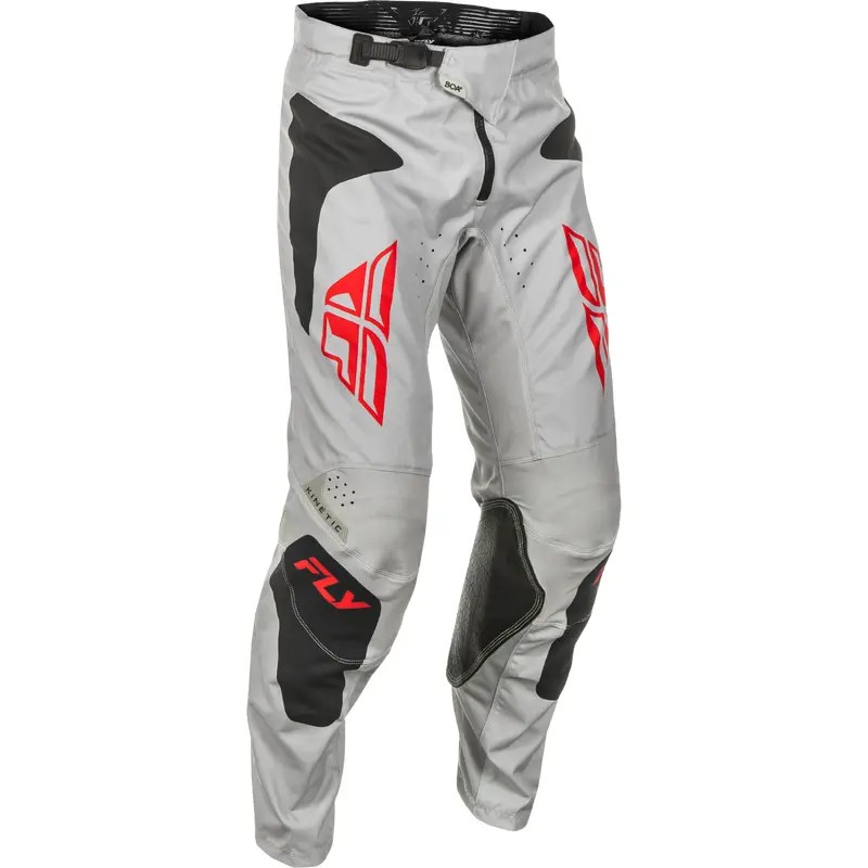 Kinetic Sym Pants Light Grey/Red/Black Sz 30