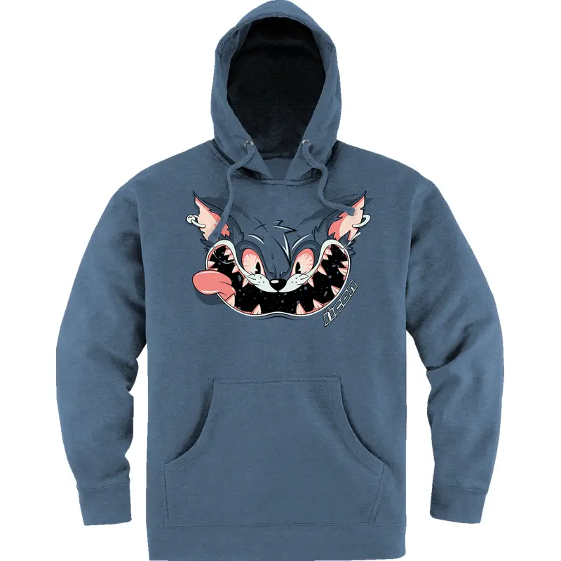 ICON Nine Lives* Hoodie - Storm Blue - Small 3050-6931