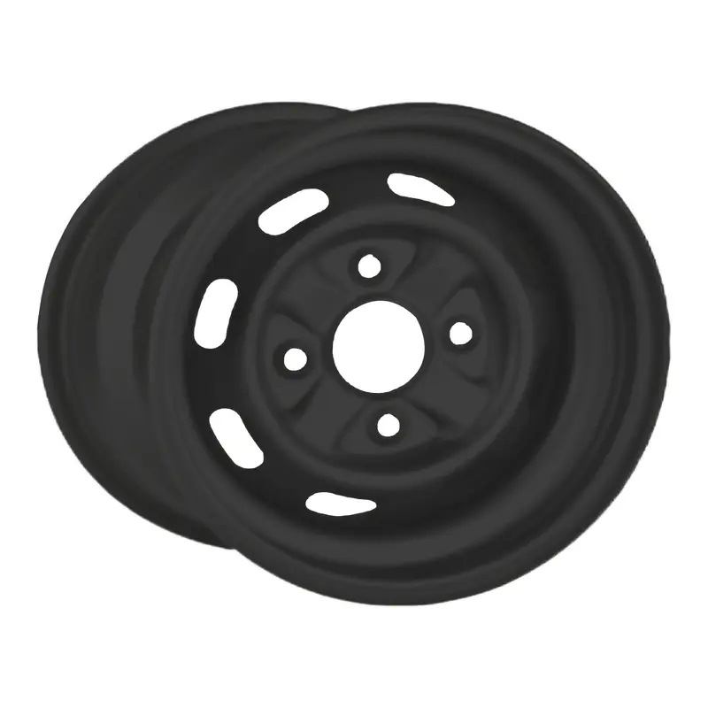 Whites ATV/UTV Steel Rim 12x6 Honda Front 4/110 +25 - Black