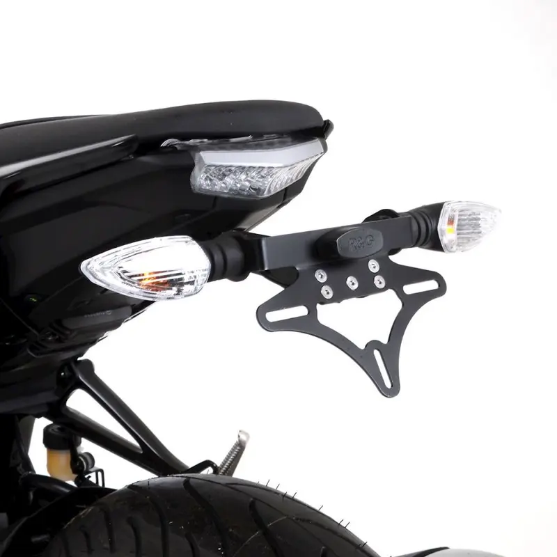 R&G Racing Black Tail Tidy License Plate Holder For 2020-2024 Yamaha MT-125