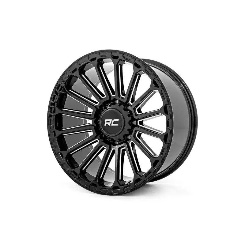 Rough Country 97 Series Wheel | One-Piece | Gloss Black | 17x9 | 6x5.5 | -12mm | 97170912