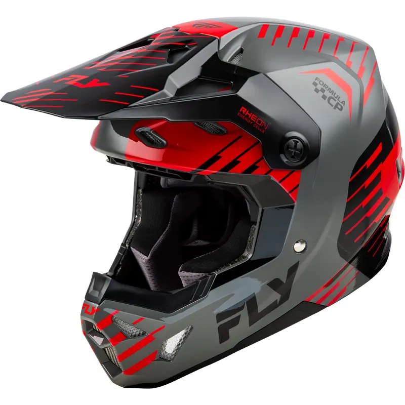 Formula Cp Slice Helmet Grey/Red/Black Md