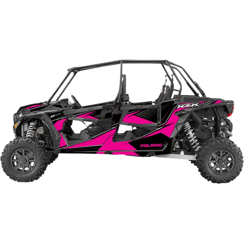 D'COR VISUALS Complete Graphics Kit - Pink/Black - 4-Door - Part Number 20-60-113