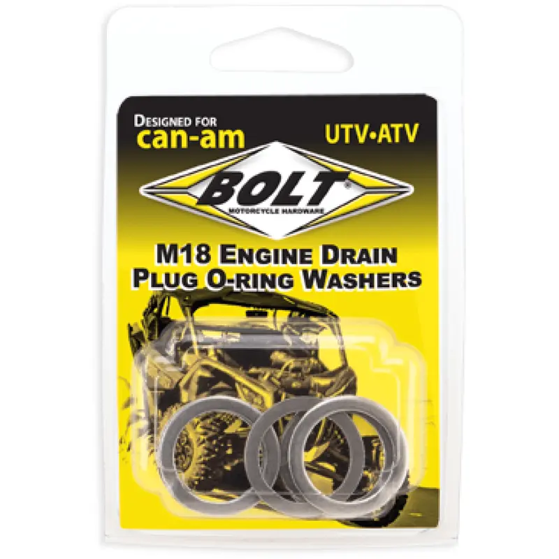 Bolt Engine Drain Plug Wshr M18X24 Aluminum 5Pk | CAN-ALM18