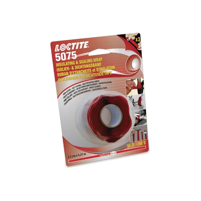 LOCTITE SI 5075 Self-fusing silicone rubber wrap - Sparex Part No. S.147777
