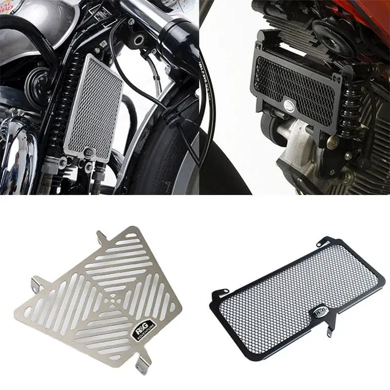 Stainless Steel Oil Cooler Guard Indian FTR1200S 2019 R&G (SCG0012SS)