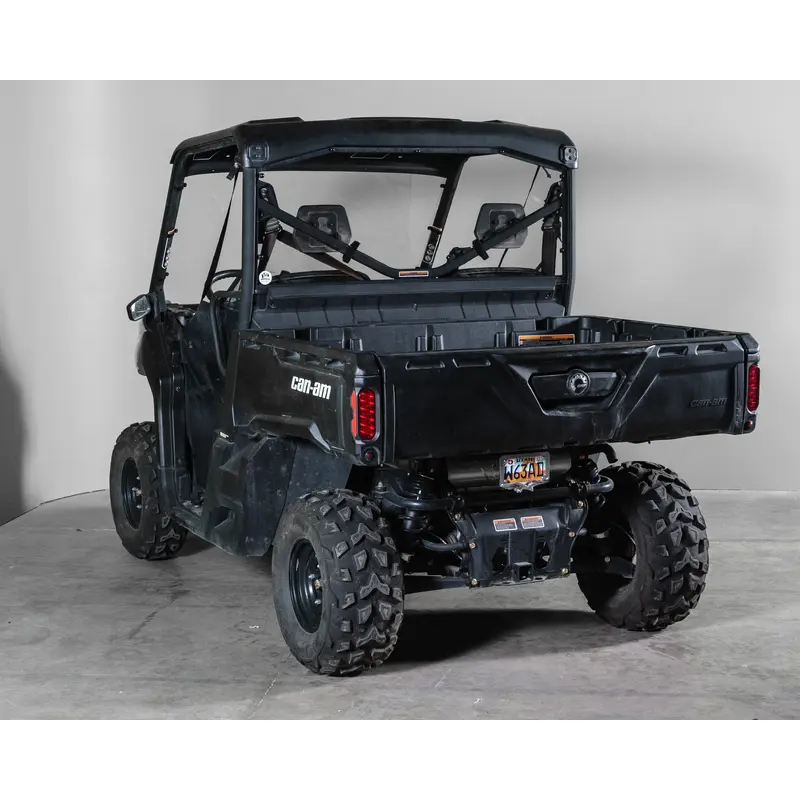 Terrarider Can-Am Defender 3/16" Scratch Resistant Back Windshield - Pro Fit Frame
