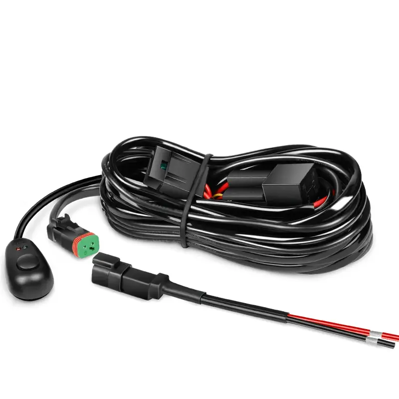 16AWG DT Connector Wire Harness Kit 1 Lead W/ 12V On Off Switch