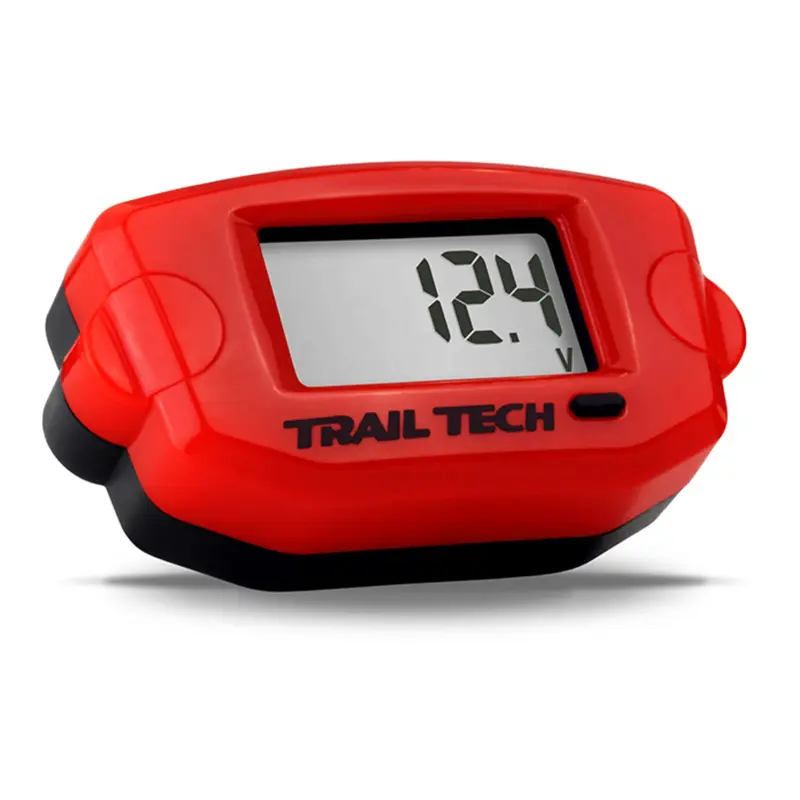 TRAIL TECH TTO - VOLTAGE METER - RED #TT744V00BL