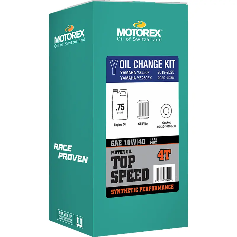 MOTOREX Oil Change Kit - Yamaha YZ 250 - 10W-40 311243