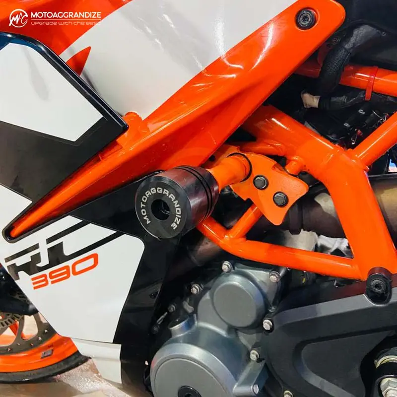 KTM RC 125/ 200/ 250/ 390 Motoaggrandize Frame Slider Crash Protector