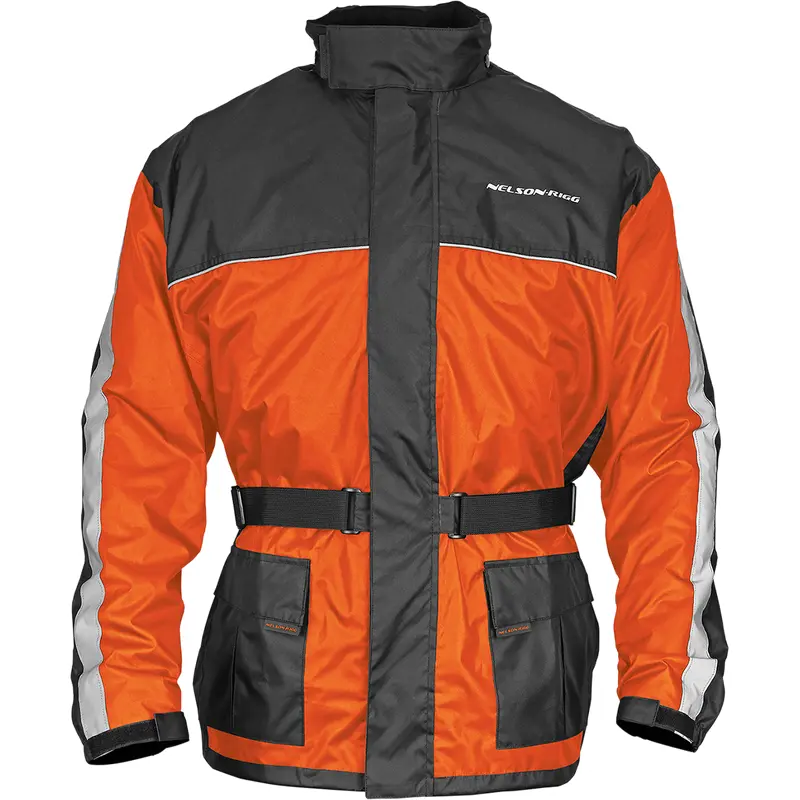 NELSON RIGG Solo Storm Jacket - Hi-Vis/Black - 3XL SSJ-ORG-06-3XL