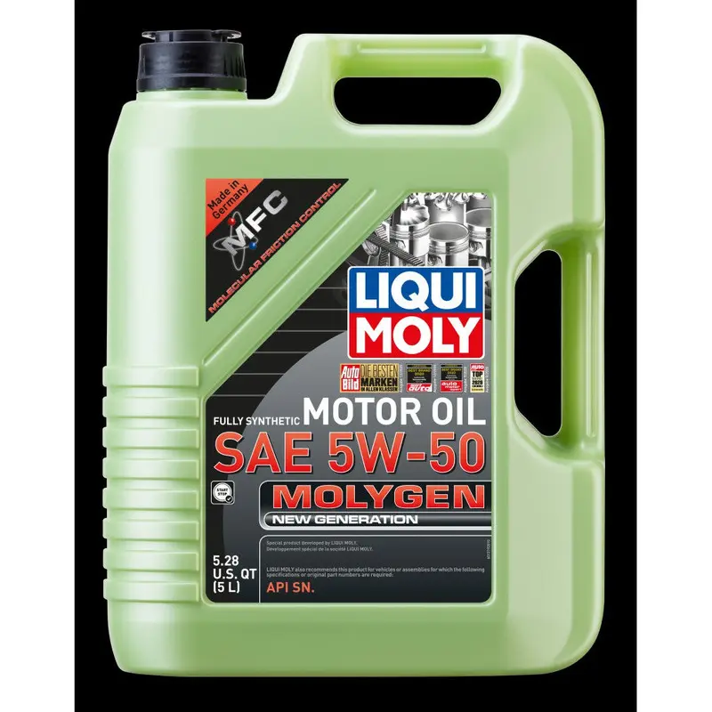Liqui Moly 5L Molygen New Generation SAE 5W50 Motor Oil 20310