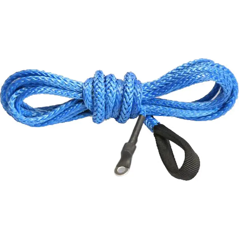 SYNTHETIC WINCH PLOW CABLE BLUE 12'