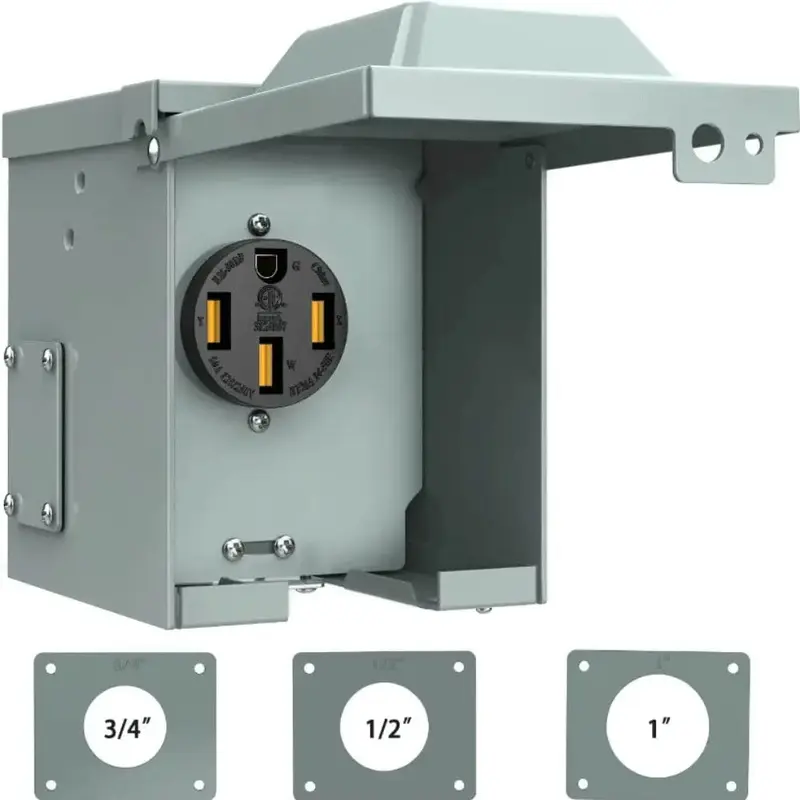 50Amp RV Power Outlet Box