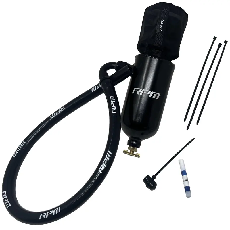 RPM SxS Dual Baffle (4 Cyl) Oil Catch Can - Polaris Pro R
