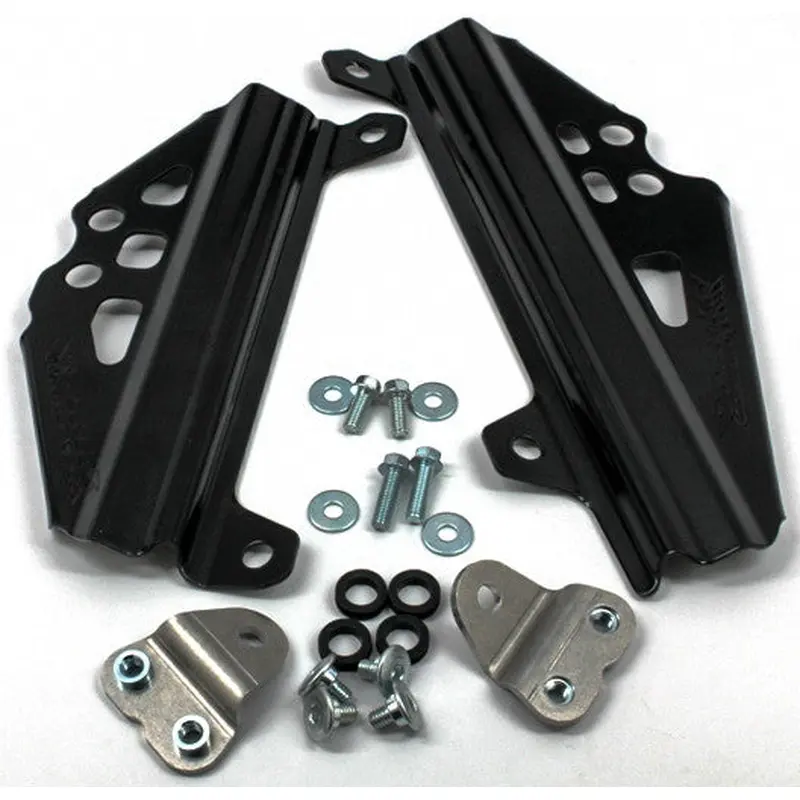 WORKS RADIATOR BRACES-BLACK RMZ450 18-B496