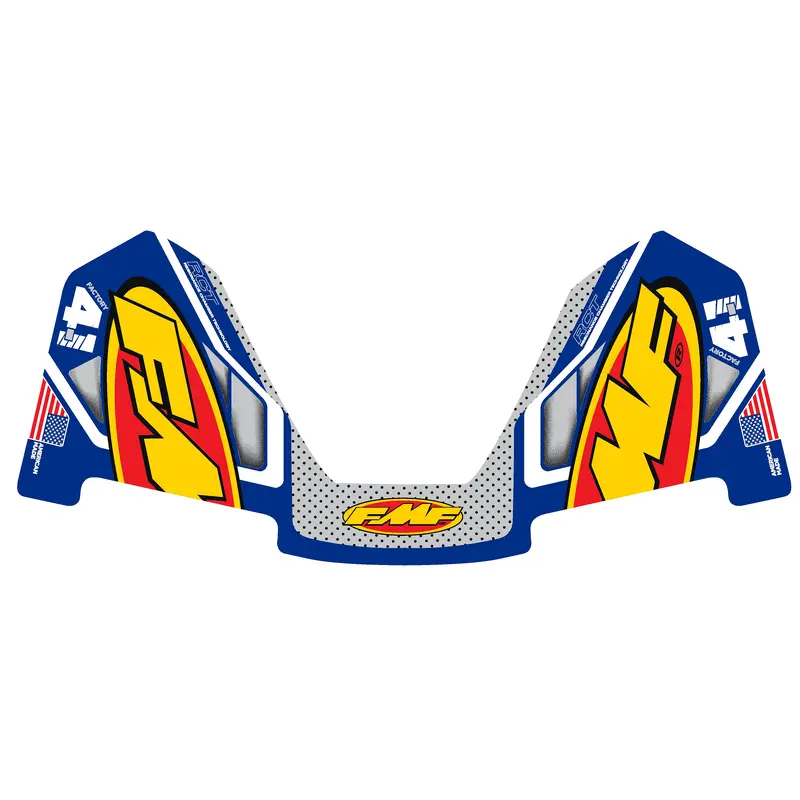 FMF Exhaust Replacement Decal - Colorways 4.1 Blue 014849