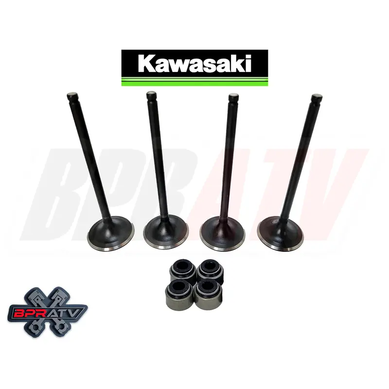 04-09 Kawasaki KFX700 KSV 700 EXHAUST Valves Set Viton Stem Seals Repair Fix Kit