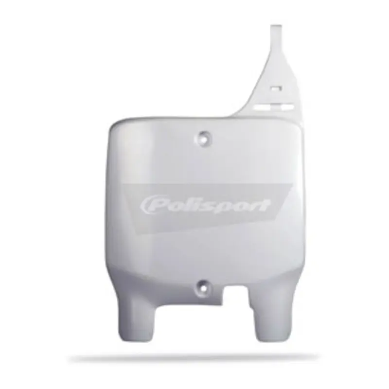 NUMBER PLATE SUZ RM125/250 99-00 WHT