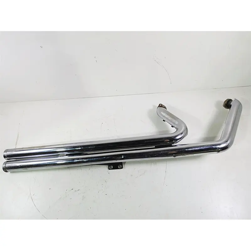 2004 Harley FLSTCI Softail Heritage Vance Hines Long Shots Exhaust System 17811