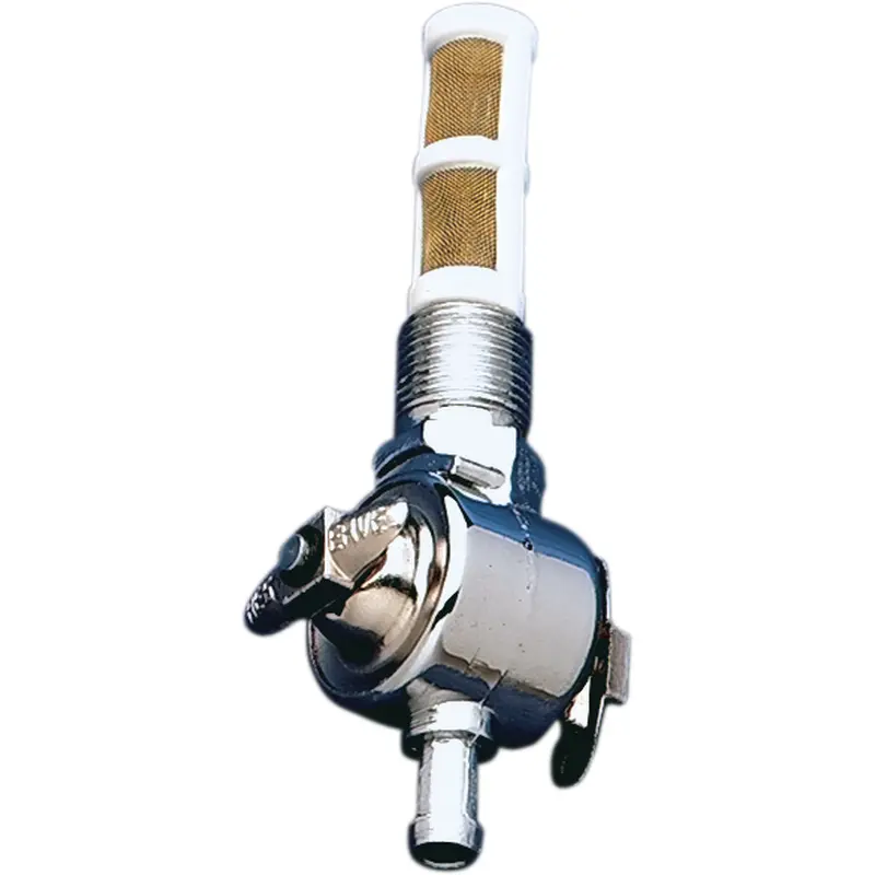 DRAG SPECIALTIES Early-Style Fuel Petcock - Straight - 3/8" NPT 03-0002A-BC331