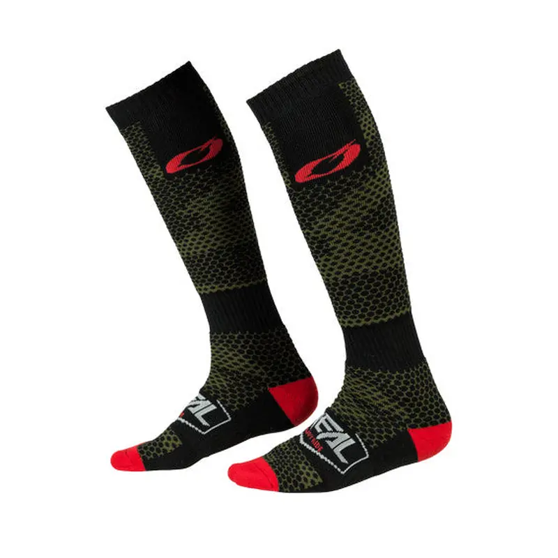 O'Neal PRO MX Covert Sock - Black/Green