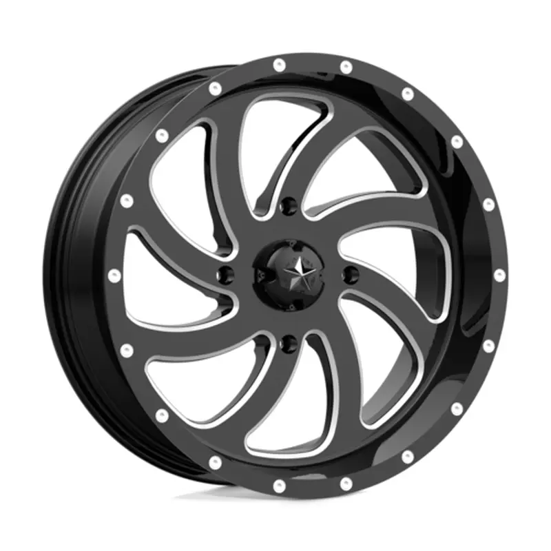 M36 22X7 4X156 G-BLK MILL 00MM