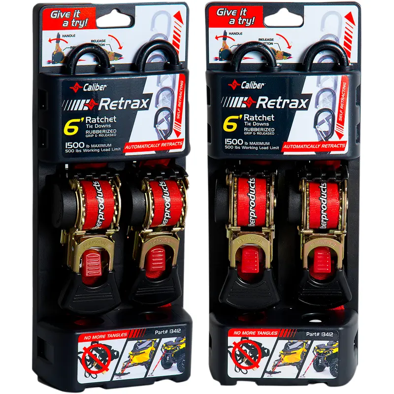 CALIBER RETRAX 6' SELF REWIND TIE 13412