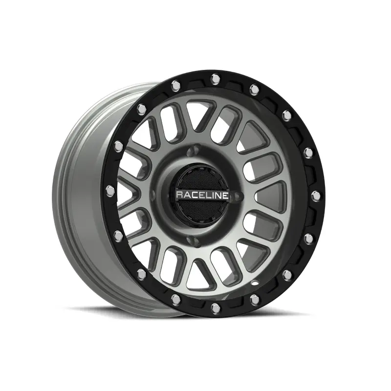 RACELINE PODIUM BEADLOCK 4/137 15X6 5+1 (+40MM) BLACK/GREY A93SG-56037+40