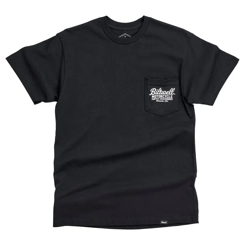 BILTWELL POCKET T-SHIRT [CHOPPER BLACK]