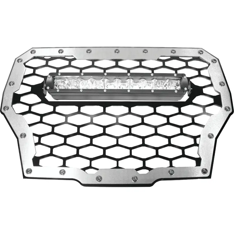 Mq Grill Bk/Sv W/Lght Pol Trbo